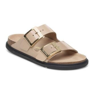 Arizona ドロップレットバックル ナチュラルレザー パテント