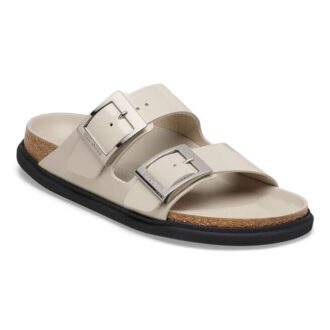 Arizona ドロップレットバックル ナチュラルレザー パテント