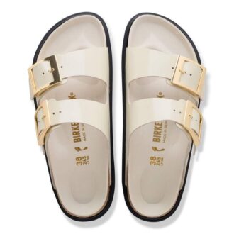 Arizona ドロップレットバックル ナチュラルレザー パテント