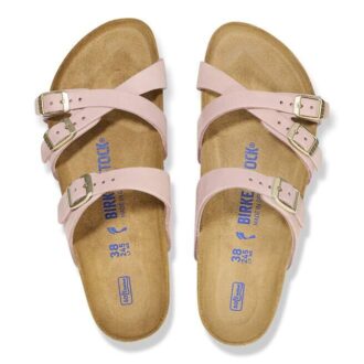 Franca Soft FootbedN ヌバックレザー ソフトピンク