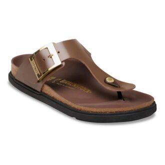 Gizeh ドロップレットバックル ナチュラルレザー パテント
