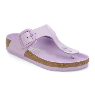 Gizeh Big Buckle ナチュラルレザー パテント ハイシャイン クロッカス