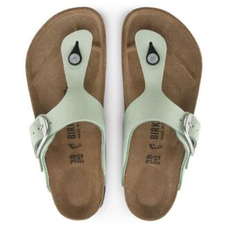 Gizeh Big Buckle ヌバックレザー 抹茶