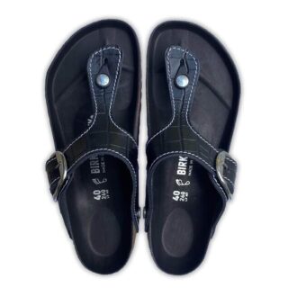 Gizeh Big Buckle ナチュラルレザー パテントブラック