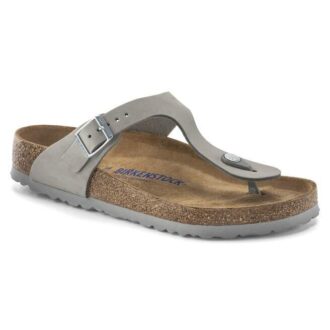 Gizeh Soft Footbed ヌバックレザー ダブグレー