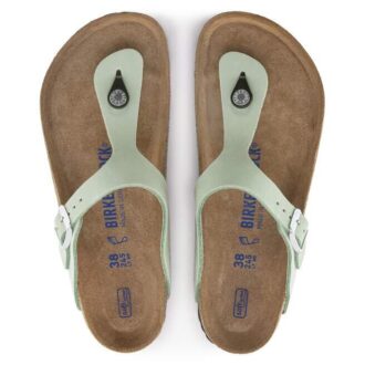 Gizeh Soft Footbed ヌバックレザー 抹茶