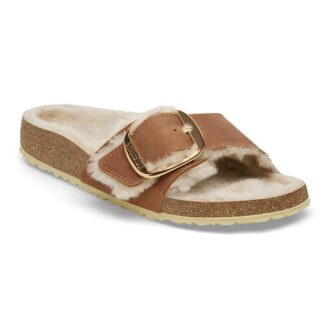 Madrid Big Buckle シアリング ナチュラルレザー オイルド