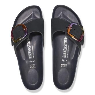 Madrid Big Buckle ヌバックレザー ブラック