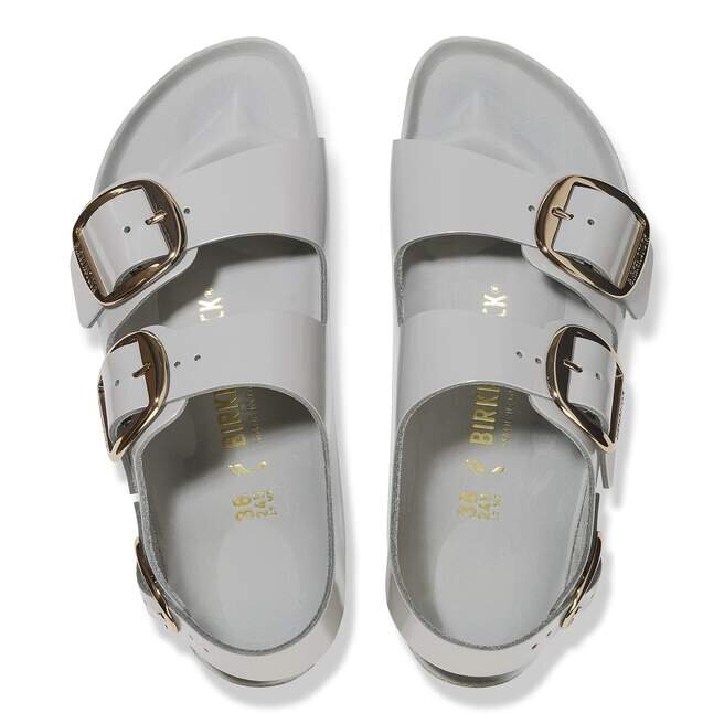 Milano Big Buckle ナチュラルレザー パテント Milano Big Buckle ナチュラルレザー パテント