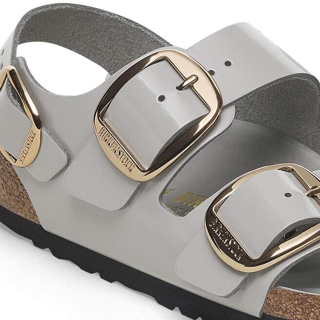 Milano Big Buckle ナチュラルレザー パテント Milano Big Buckle ナチュラルレザー パテント