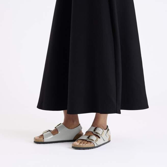 Milano Big Buckle ナチュラルレザー パテント Milano Big Buckle ナチュラルレザー パテント